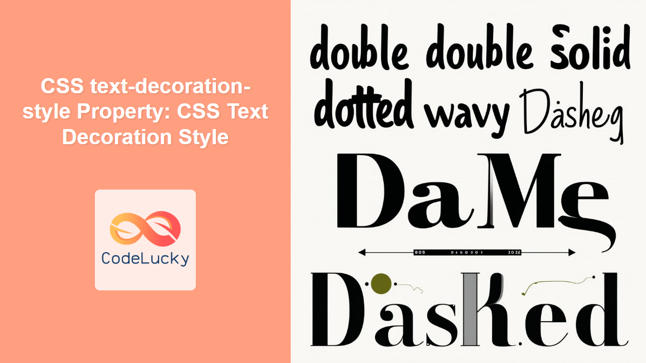 CSS text-decoration-style Property: CSS Text Decoration Style - CodeLucky
