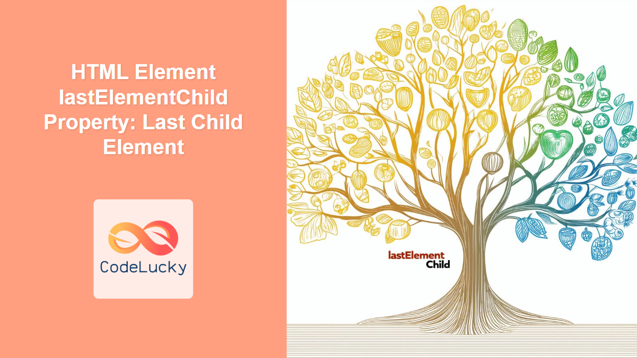 HTML Element lastElementChild Property: Last Child Element - CodeLucky
