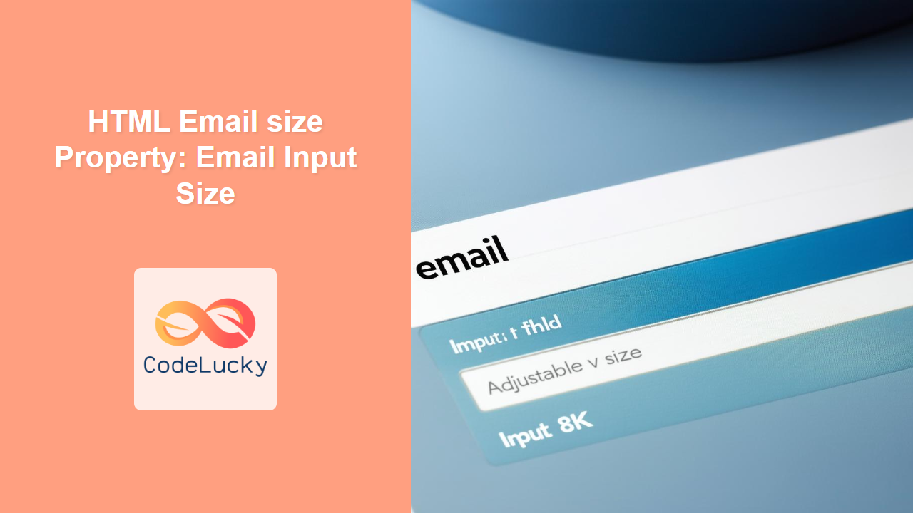 HTML Email size Property: Email Input Size - CodeLucky