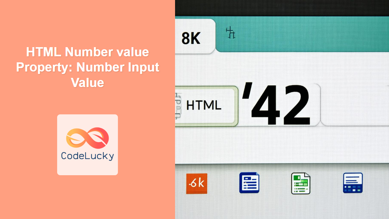 HTML Number value Property: Number Input Value - CodeLucky