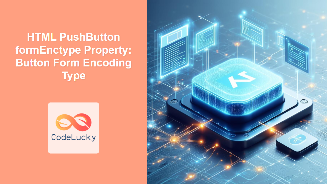 HTML PushButton formEnctype Property: Button Form Encoding Type - CodeLucky