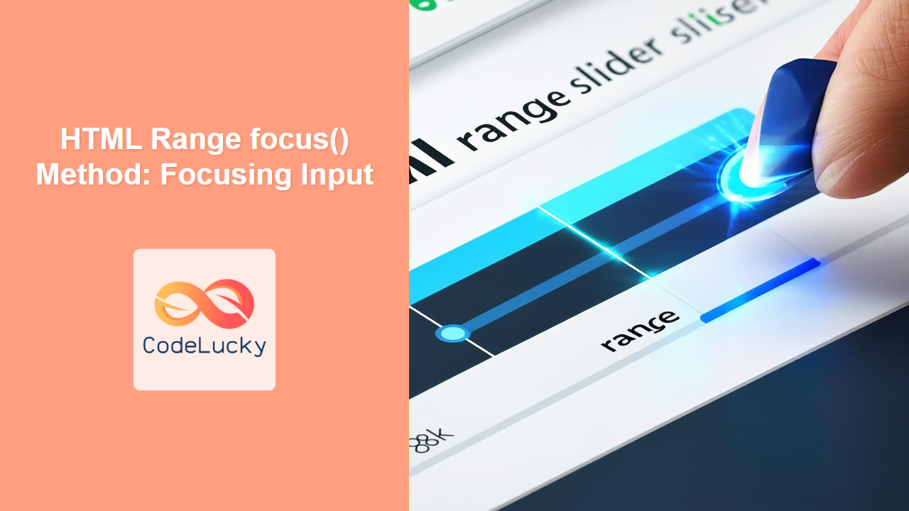 HTML Range focus() Method: Focusing Input - CodeLucky