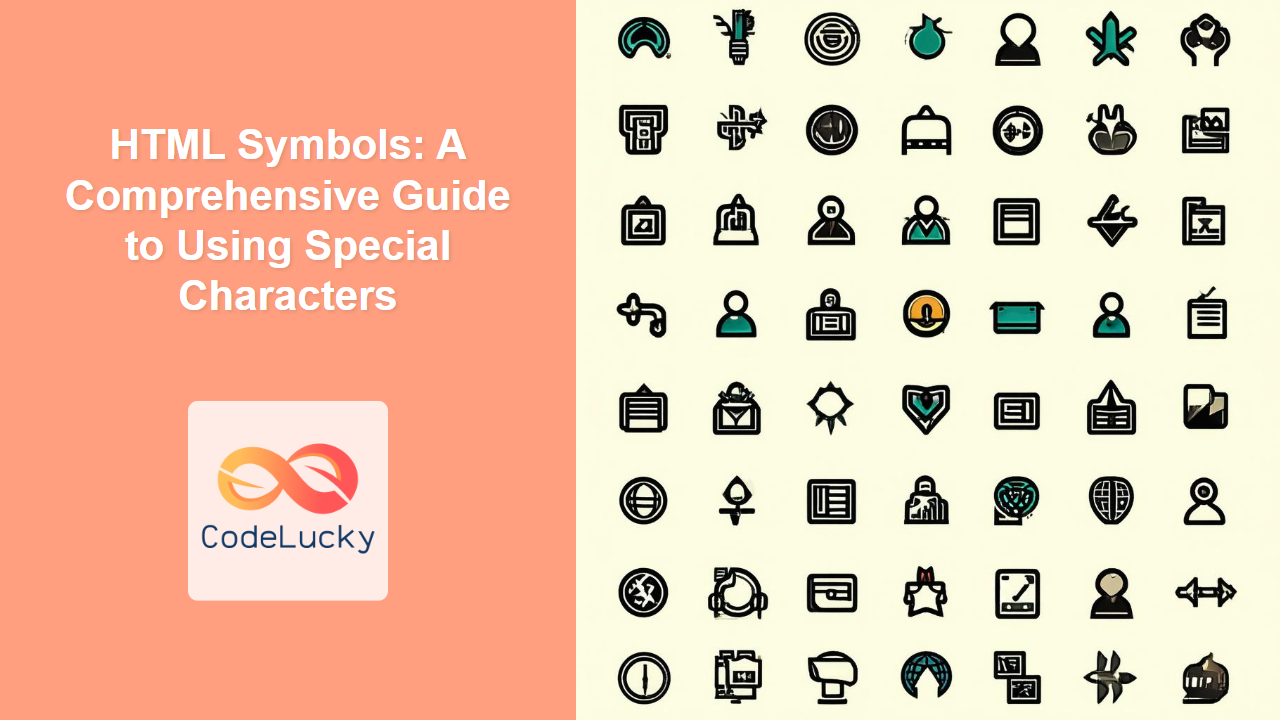 HTML Symbols: A Comprehensive Guide to Using Special Characters - CodeLucky