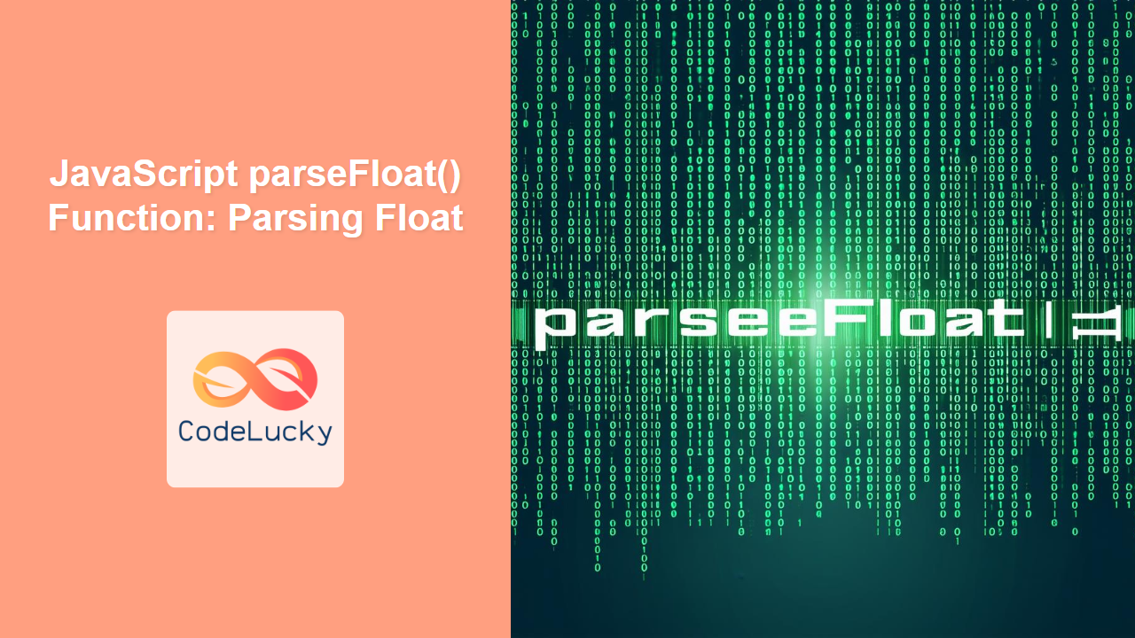 JavaScript parseFloat() Function: Parsing Float - CodeLucky