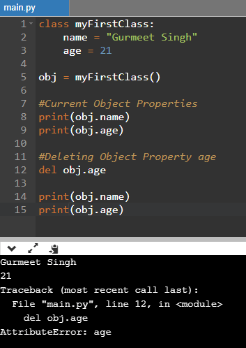 Python Delete Class Properties