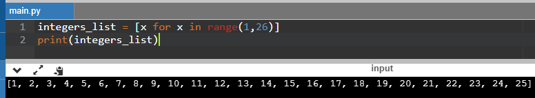 Python List Comprehension Simple Example