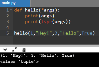 Python *args Syntax
