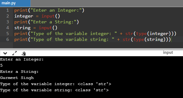 Python Input() & Raw Input() Function Data Type