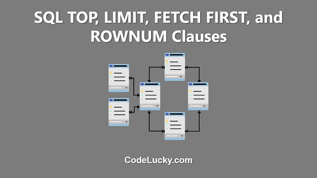 SQL TOP, LIMIT, FETCH FIRST, and ROWNUM Clauses
