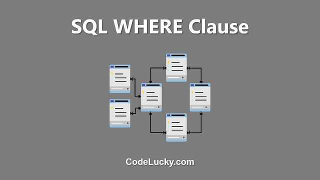 SQL WHERE Clause - Tutorial with Examples