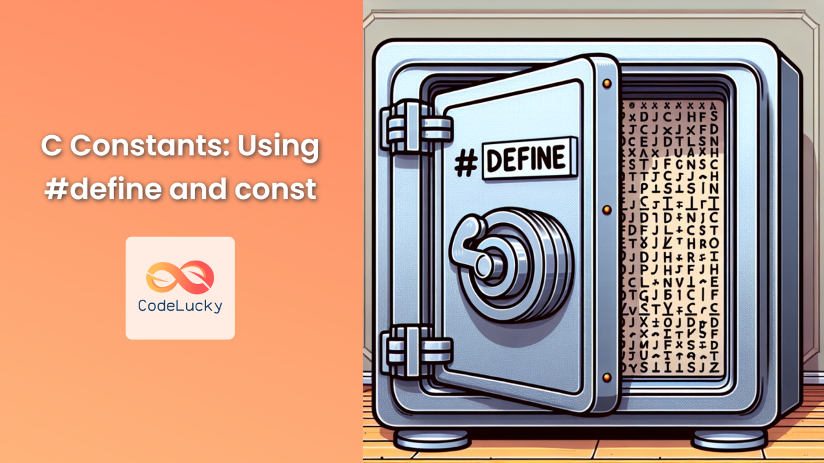 C Constants: Using #define and const - CodeLucky