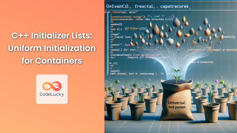 C++ Initializer Lists: Uniform Initialization for Containers - CodeLucky