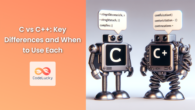C vs C++: Key Differences and When to Use Each - CodeLucky
