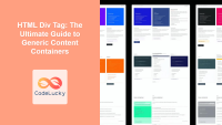 HTML Div: Mastering Content Grouping and Layout - CodeLucky
