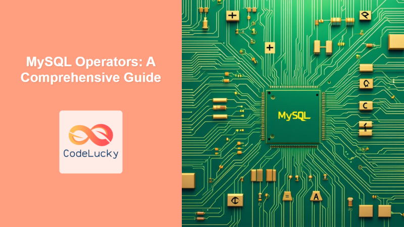 MySQL Operators: A Comprehensive Guide - CodeLucky