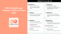 CSS list-style-type Property: CSS List Style Type - CodeLucky