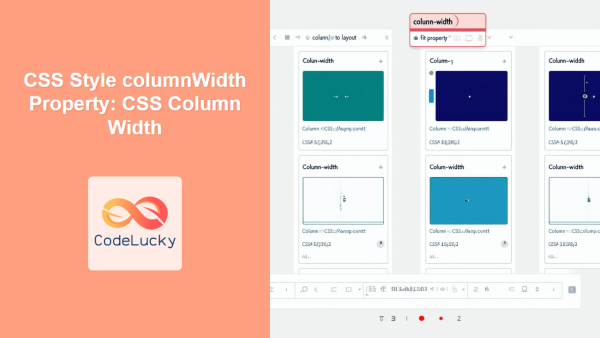CSS column-span Property: CSS Column Span - CodeLucky