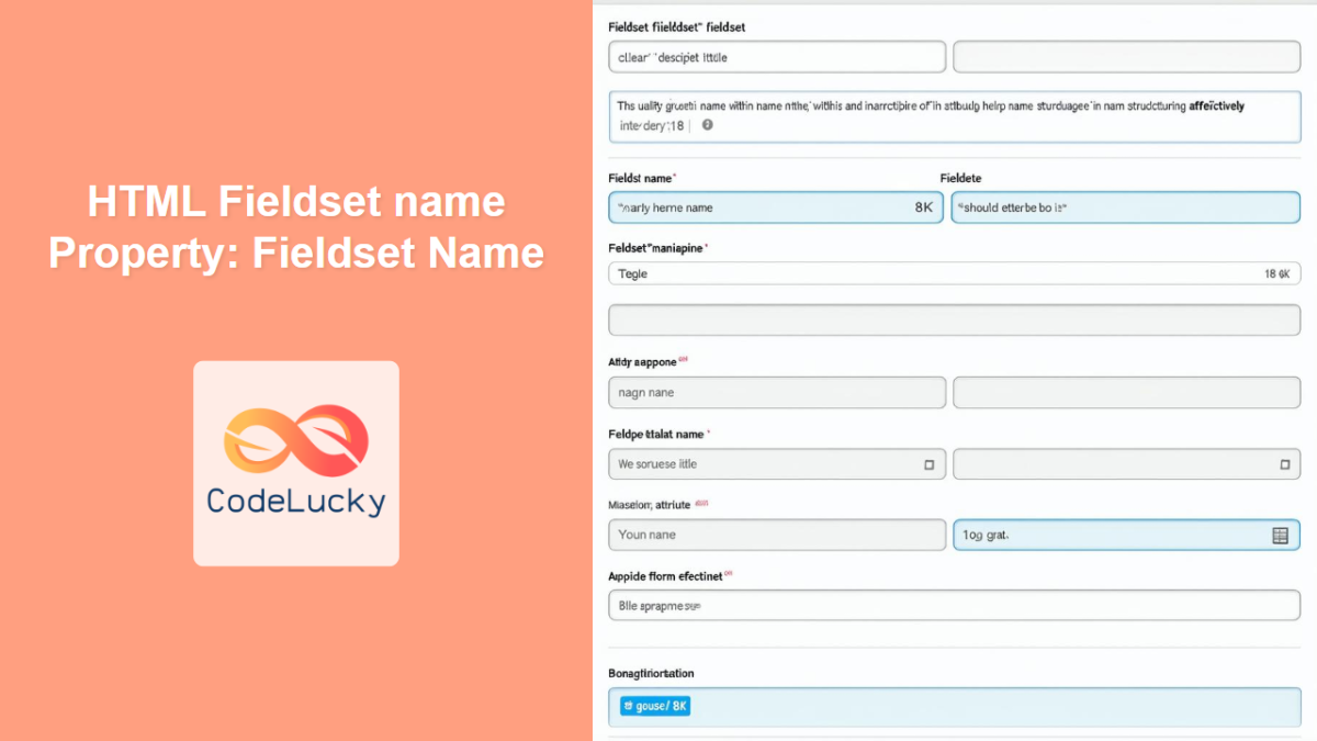 HTML Form name Property: Form Name - CodeLucky