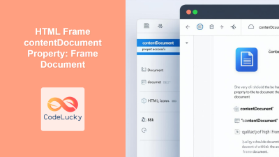 HTML Frame contentWindow Property: Frame Window - CodeLucky