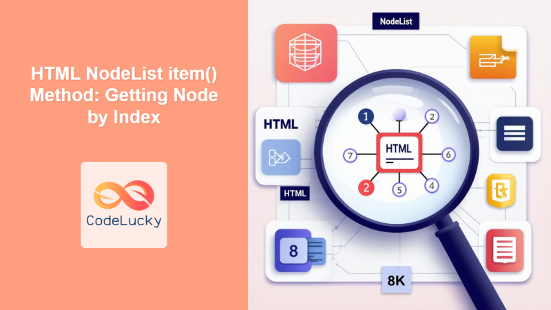 HTML DOM NodeList Object: Accessing Collections of Nodes - CodeLucky