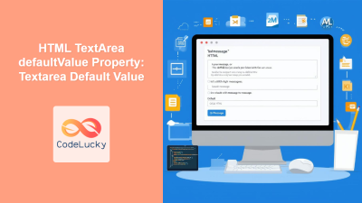 HTML TextArea value Property: Textarea Value - CodeLucky