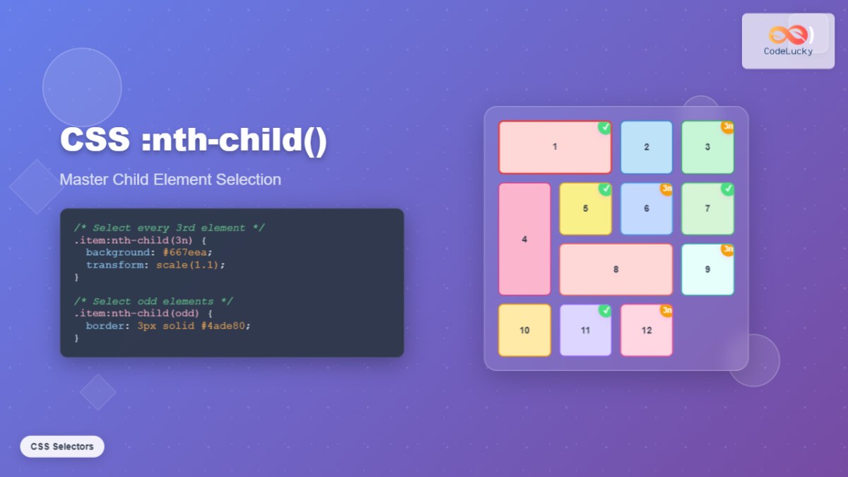 CSS General Sibling Selectors: Master Advanced Element Targeting ...