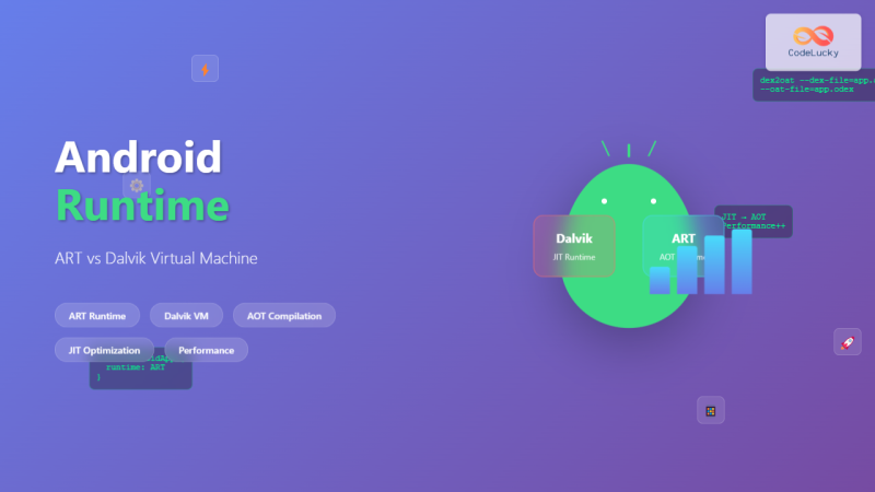 Android Runtime: ART vs Dalvik Virtual Machine Architecture and ...