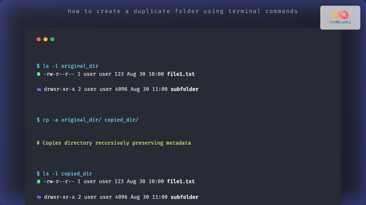 How to Create a Copy of a Directory in Unix/Linux: Complete Guide with ...