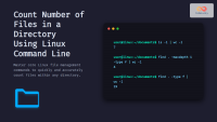 Countet File Count Number of Files Within a Directory in Linux: Command Line Guide ...