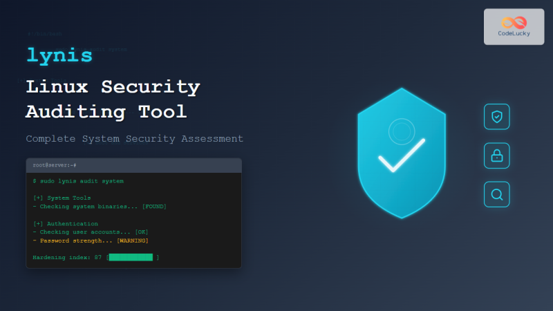 Lynis Command Linux Complete Security Auditing Tool Guide CodeLucky lynis-command-linux-complete-security-auditing-tool-guide-codelucky