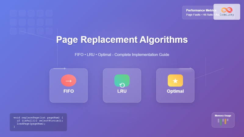 Page Replacement Algorithms: FIFO, LRU, Optimal - Complete Guide ...