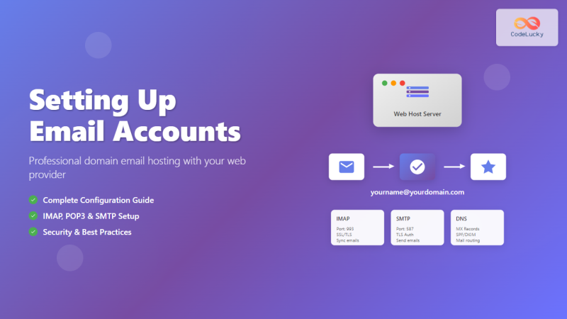 Setting Up Email Accounts with Your Web Host: Complete Guide to ...
