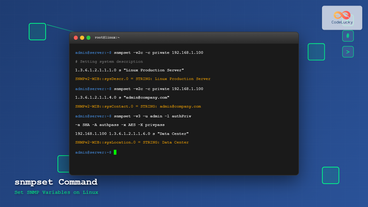 snmpset-command-linux