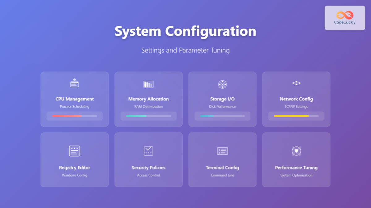 System Configuration: Complete Guide to Settings and Parameter Tuning ...