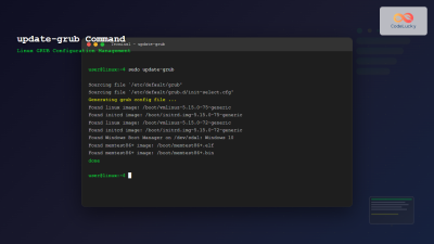 grub-install Command Linux: Complete Guide to Install GRUB Bootloader
