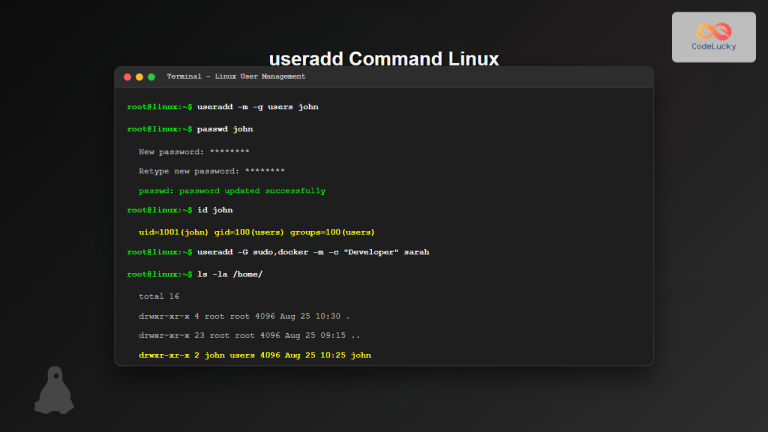 who Command in Linux: Complete Guide to Display Logged in Users - CodeLucky