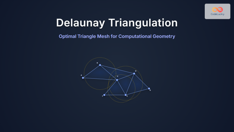 Delaunay Triangulation: Optimal Triangle Mesh for Geometry and Mesh ...