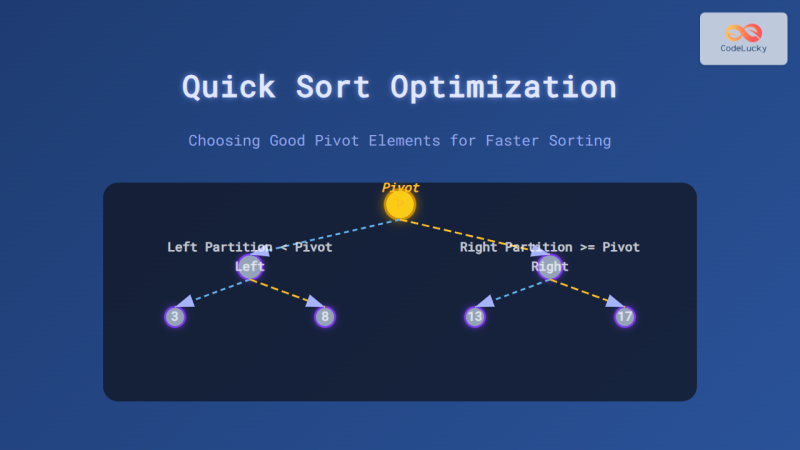 Quick Sort Optimization: Choose Good Pivot Elements for Faster Sorting ...