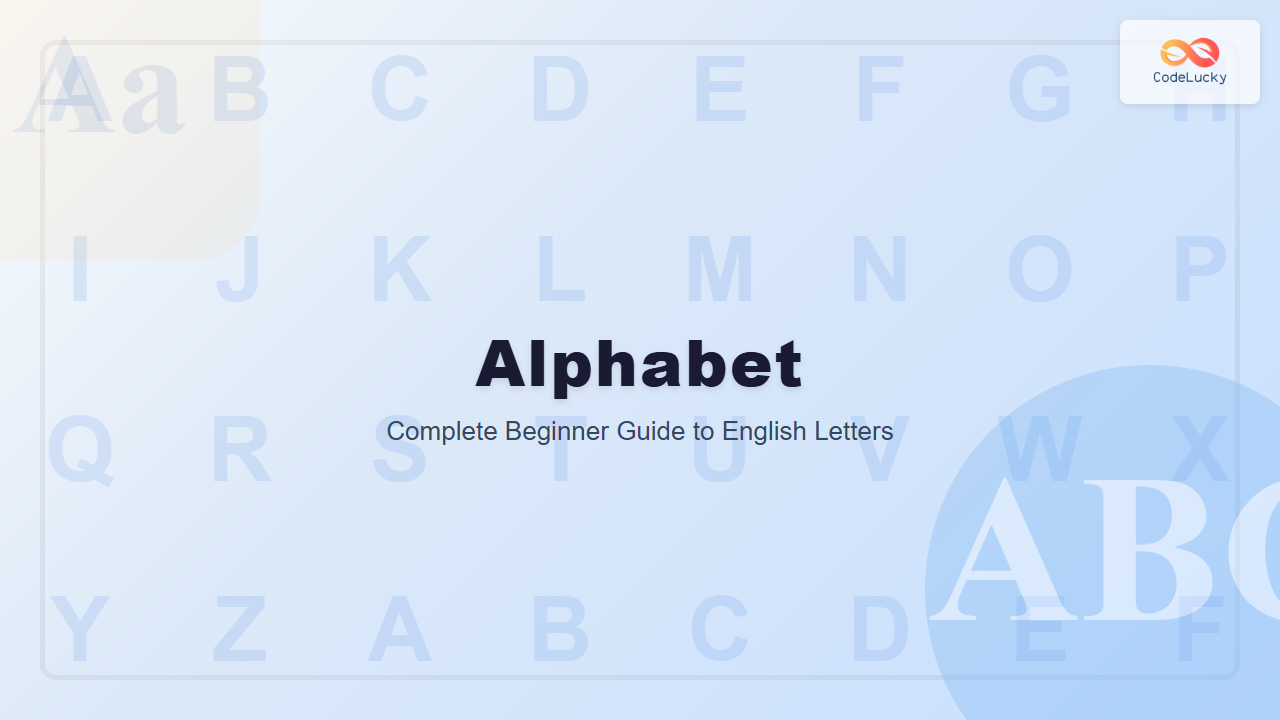 alphabet