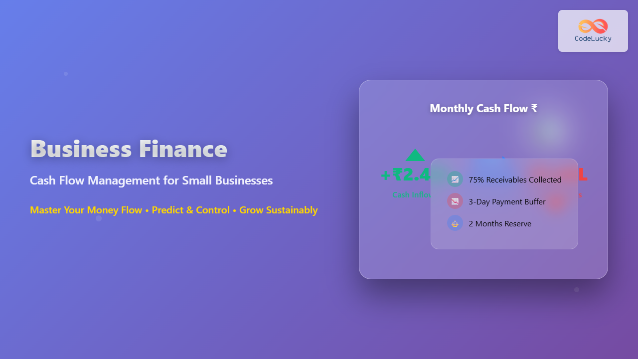 Business Finance: Cash Flow Management for Small Businesses – Practical ...