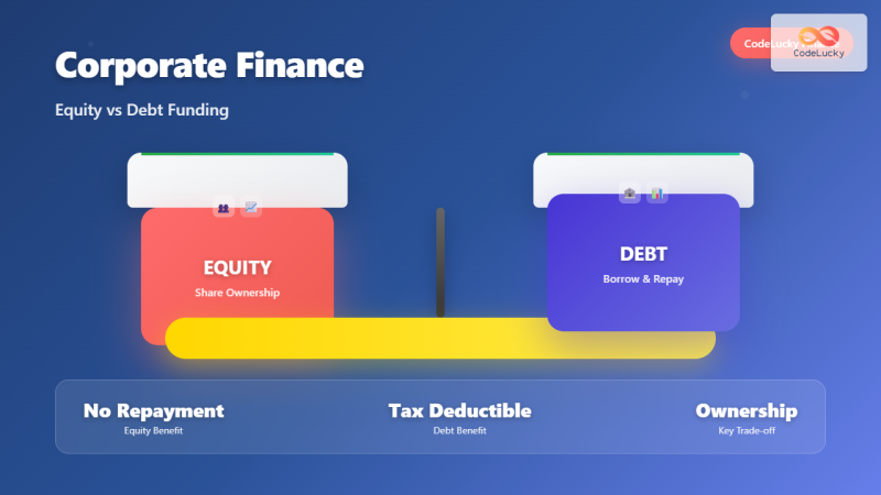 Corporate Finance: Equity vs Debt Funding Simplified for Businesses ...