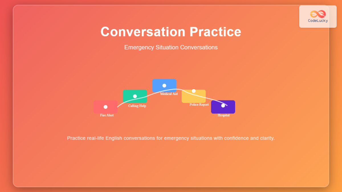 Conversation Practice: Emergency Situation Conversations for English ...