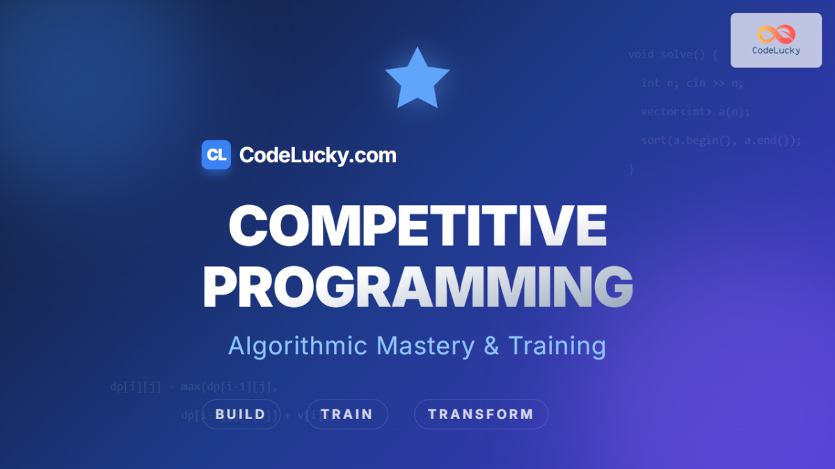 Competitive Programming: Driving Algorithmic Excellence in Software ...