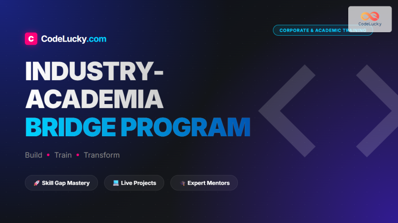 Industry-Academia Bridge Program: Closing the Skill Gap for Next-Gen ...