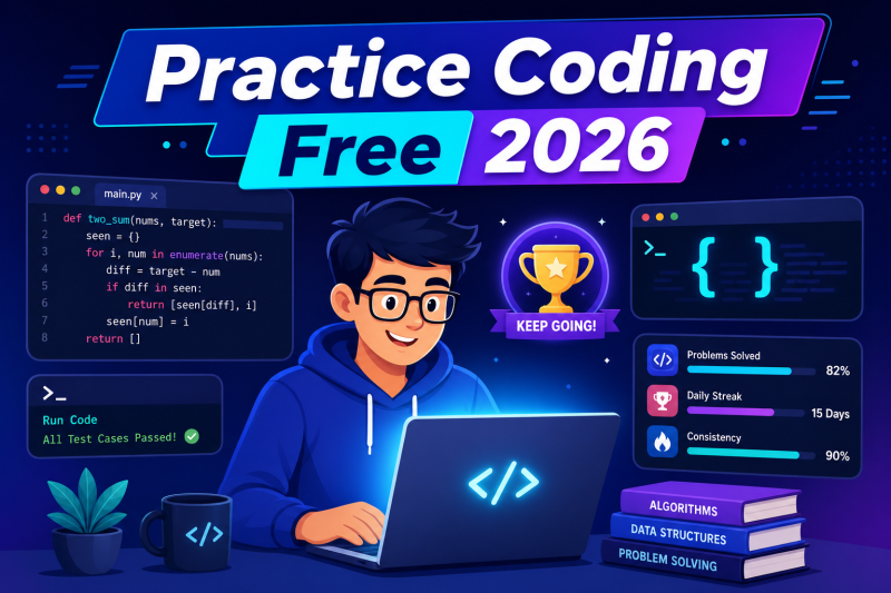 Best Websites to Practice Coding for Free in 2026 - CodeLucky